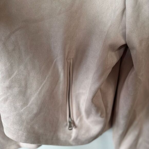 Ookie & Lala Faux Suede Pink Jacket size XL - Picture 11 of 11